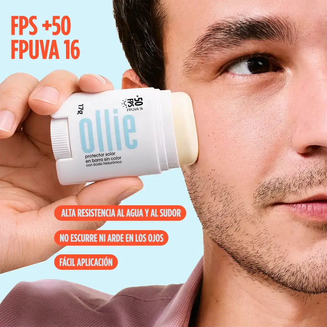 Protector Solar en Barra Sin Color FPS +50