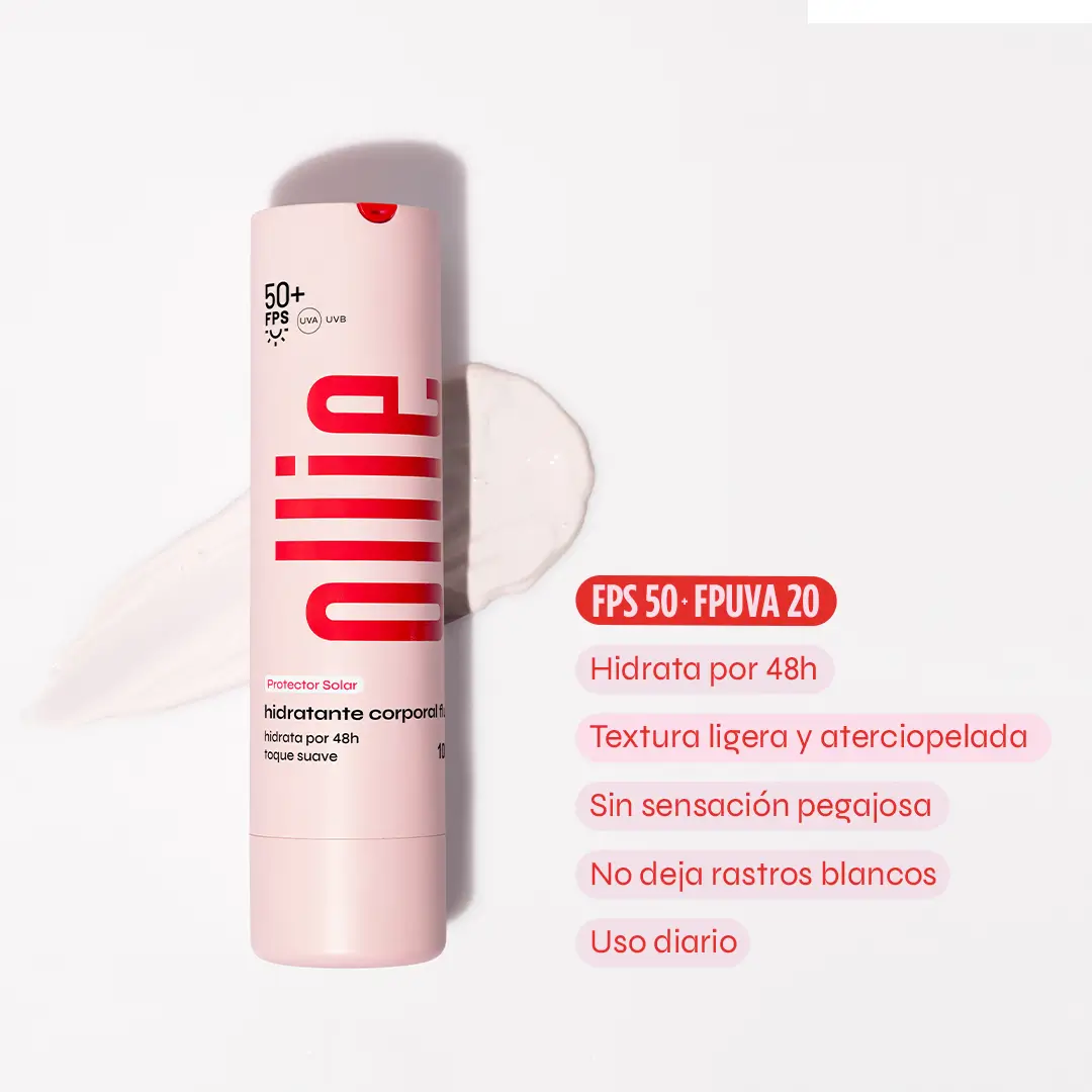 Hidratante Corporal con Protección Solar FPS 50+